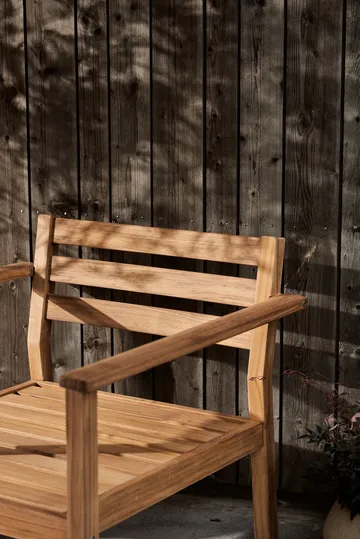 Stockaryd loungefåtölj teak/beige - 1898