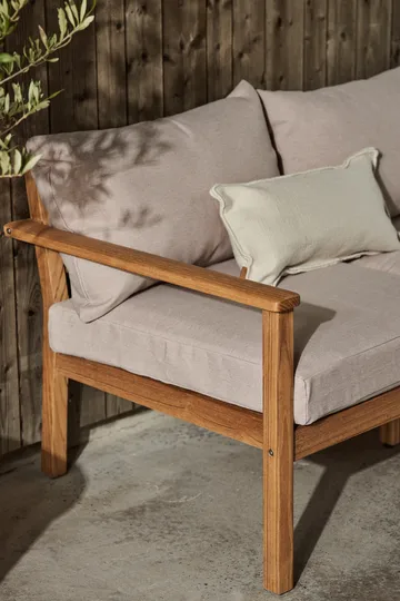 Stockaryd soffa 3-sits teak/beige - 1898
