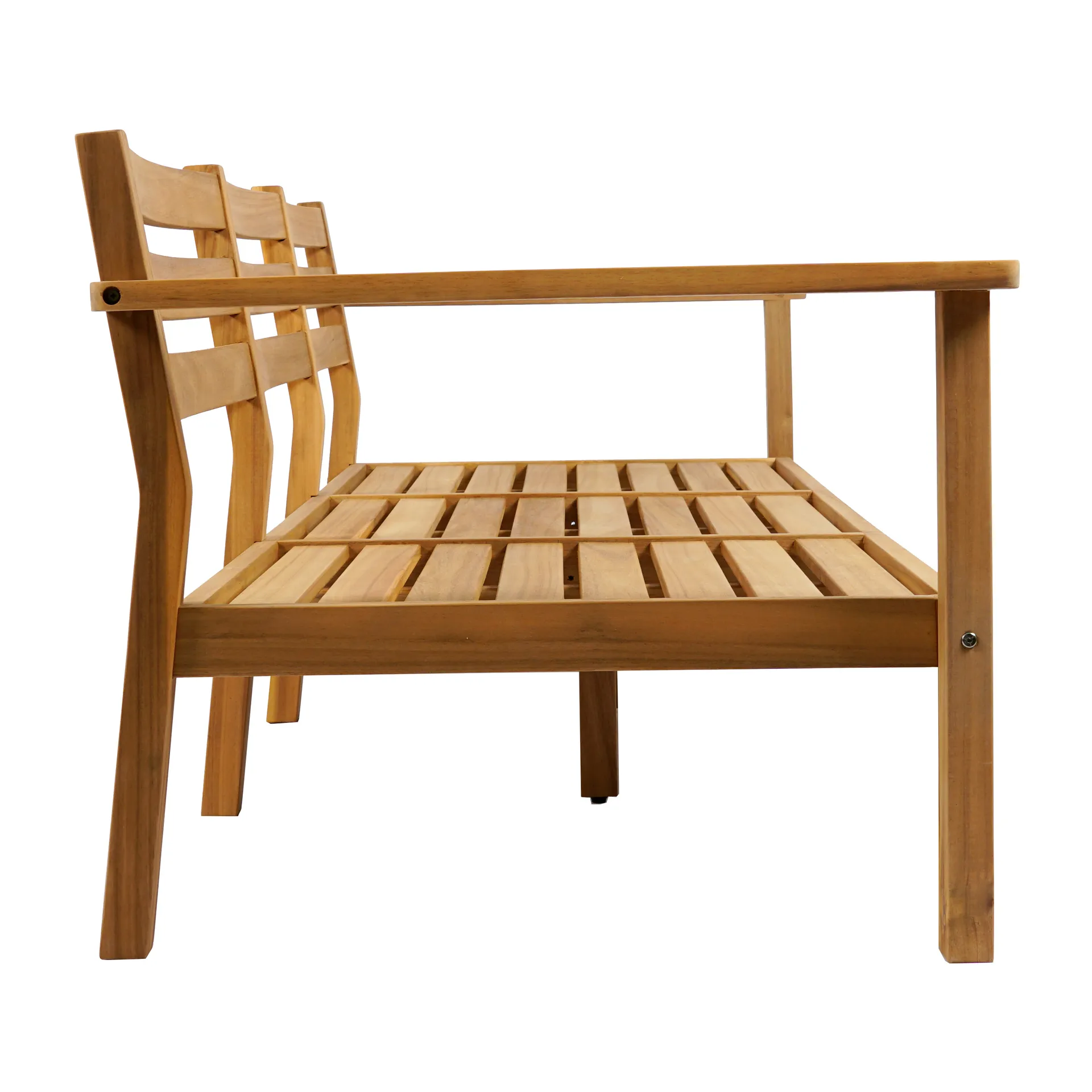 Stockaryd soffa 3-sits teak/dark grey 1898