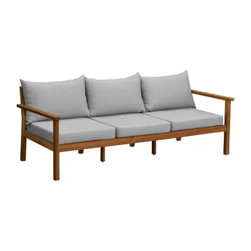 Stockaryd soffa 3-sits teak/light grey - 1898