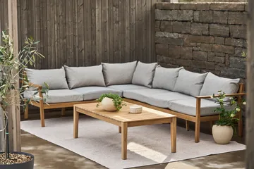 Stockaryd soffmodul hörndel teak/light grey - 1898