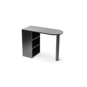 Hub skrivbord - Svartbetsad ek, 100x73x43 cm - A2