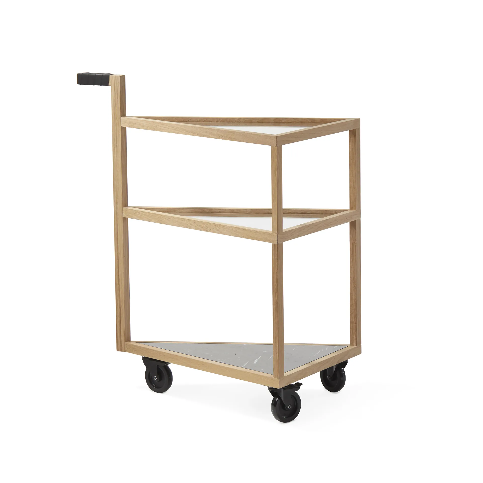 Move serveringsvagn, ek vitolja, big, marmor marquina, glas A2