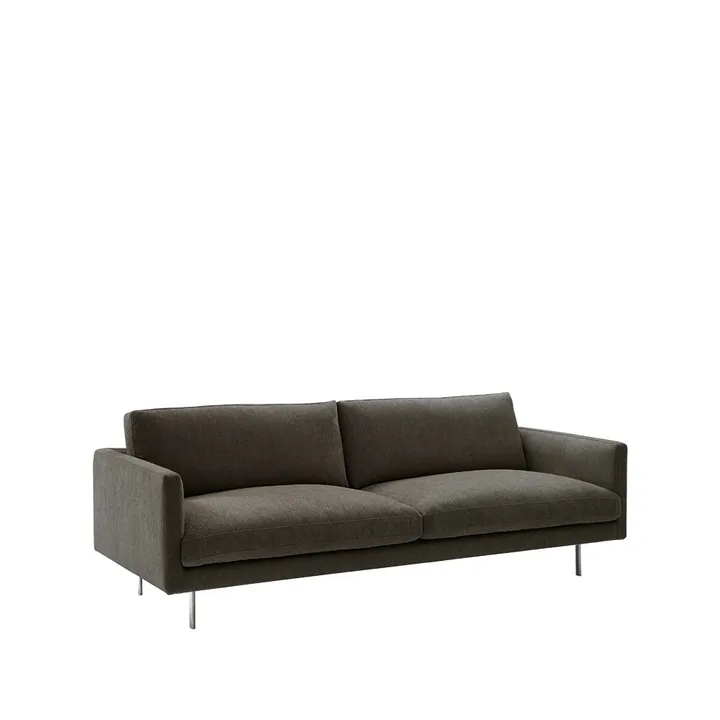 Basel soffa 200 cm - Malawi 07 brown, aluminiumben, 200 cm - Adea