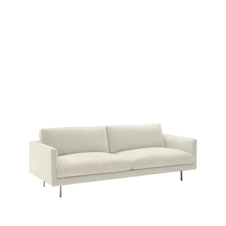 Basel soffa 200 cm - Malawi 12 white, aluminiumben, 200 cm - Adea