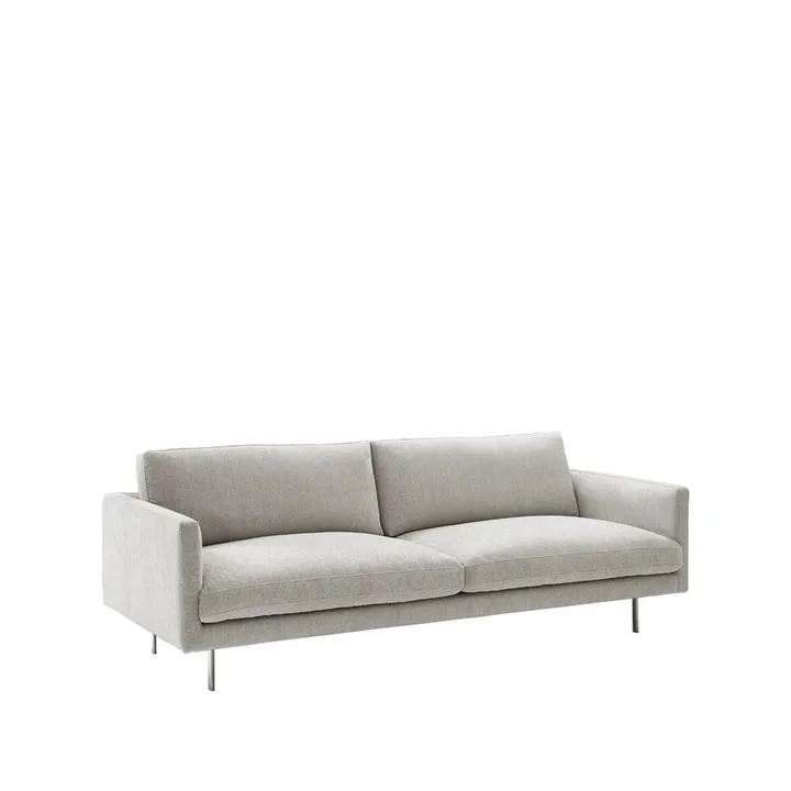 Basel soffa 200 cm - Malawi 13 silver, aluminiumben, 200 cm - Adea