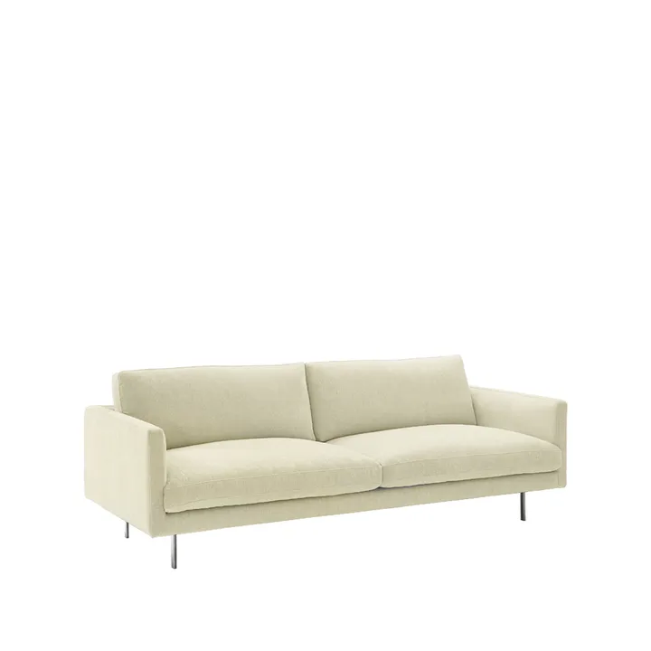 Basel soffa 200 cm - Malawi 21 off white/beige, aluminiumben, 200 cm - Adea