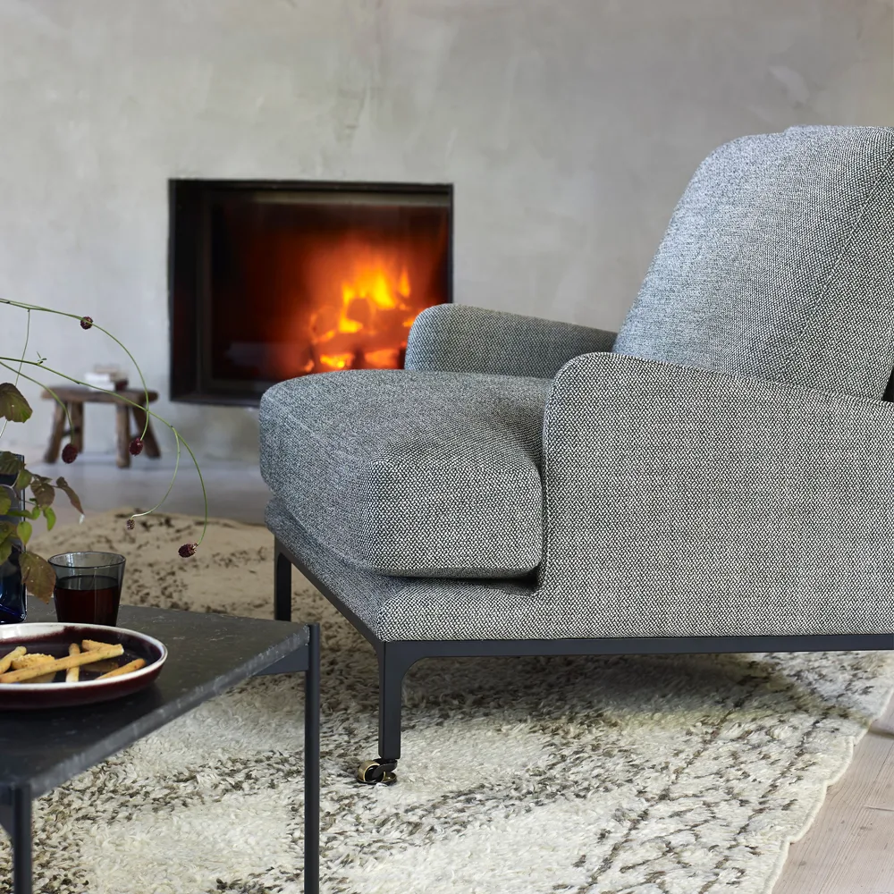 Mr. Jones fåtölj, Aurora 2 beige-svart Adea