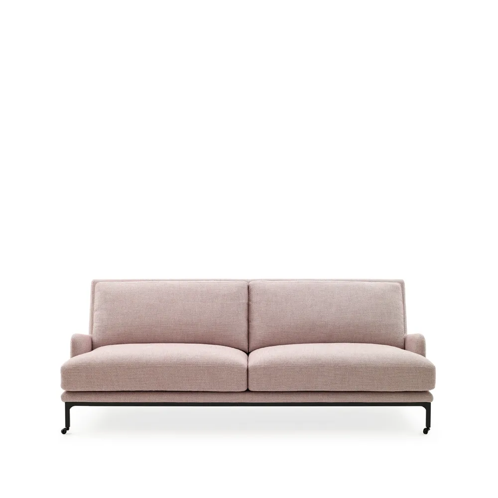 Mr. Jones soffa 230 cm, Aurora 11 rosa-svart Adea