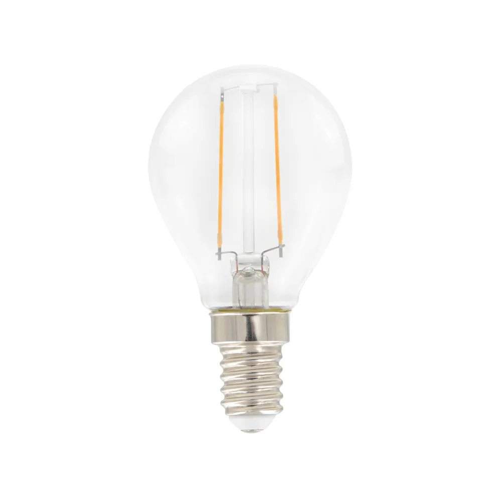 Airam Filament LED- klotlampa ljuskälla, Klar, ej dimbar e14, 2w Airam