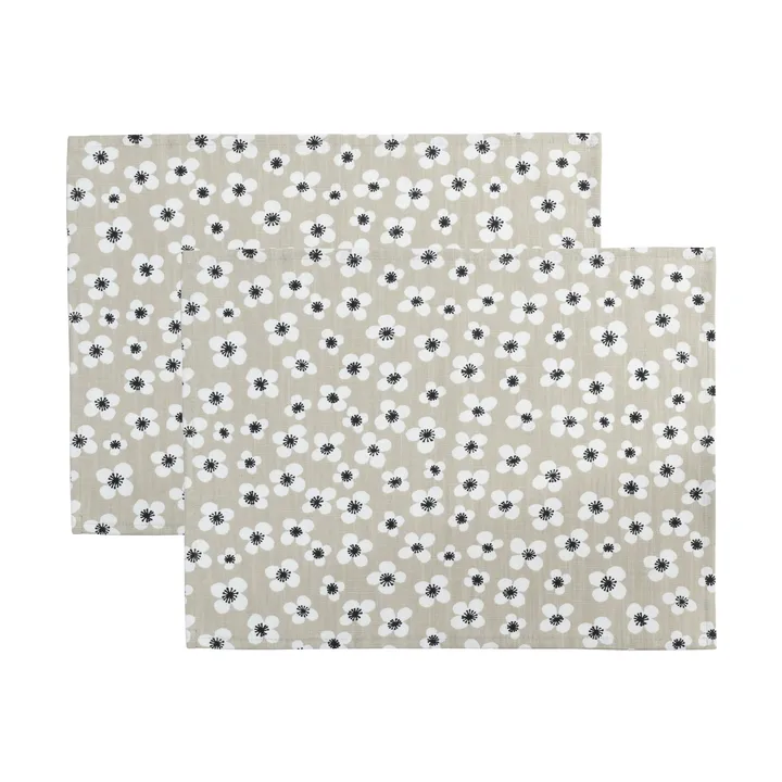 Belle Amie bordstablett 2-pack - Beige, 34x45 cm - Almedahls