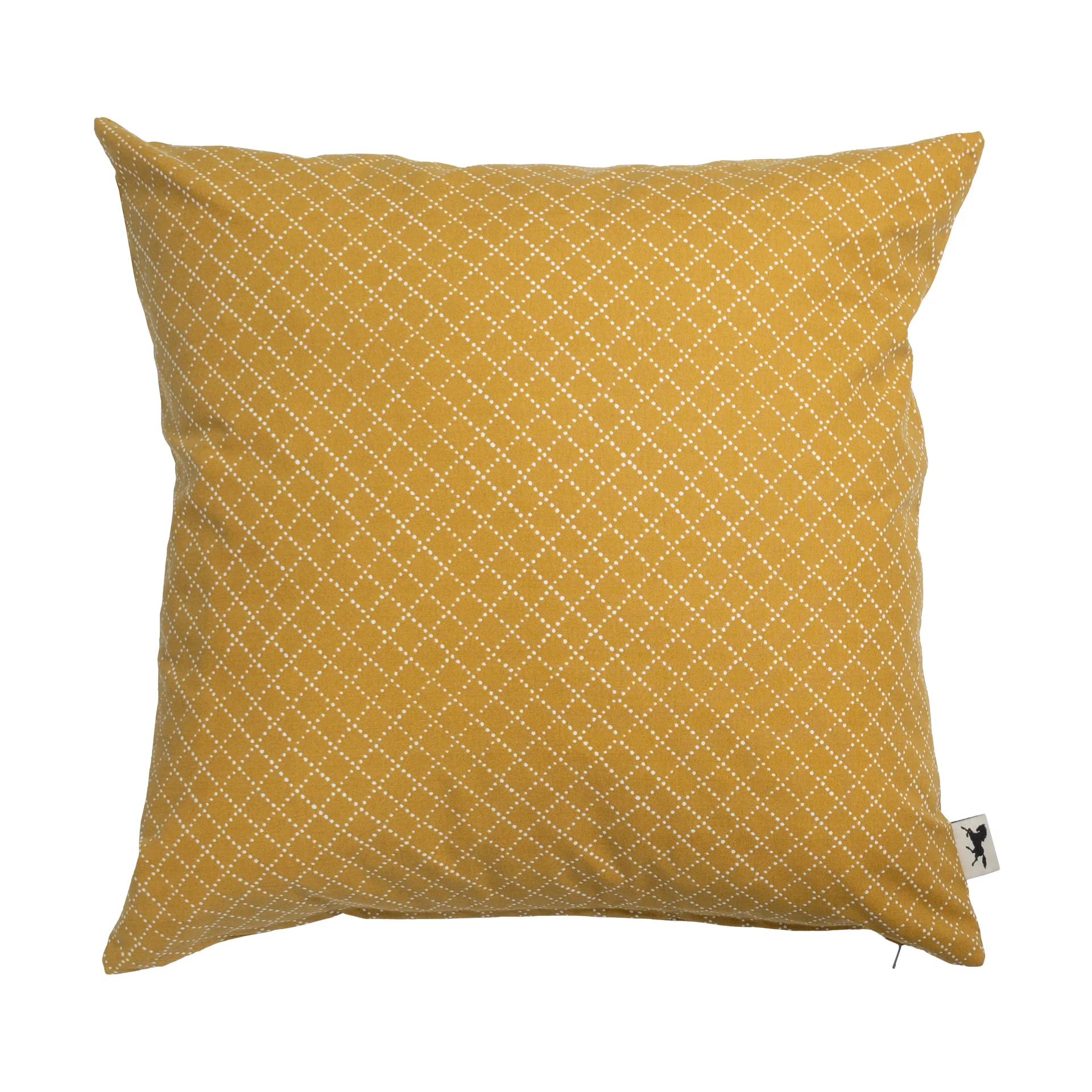 Prickruta kuddfodral 47x47 cm, Ockra Almedahls
