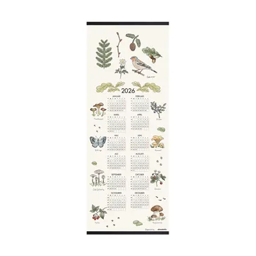 Skogsvandring kalender 2026 - 35x90 cm - Almedahls