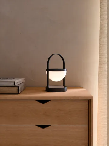 A-Flash portabel bordslampa 22 cm - Black - Andersen Furniture