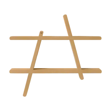 A-Shelf vägghylla Special Edition - Brown beige M 52x9x46 cm - Andersen Furniture