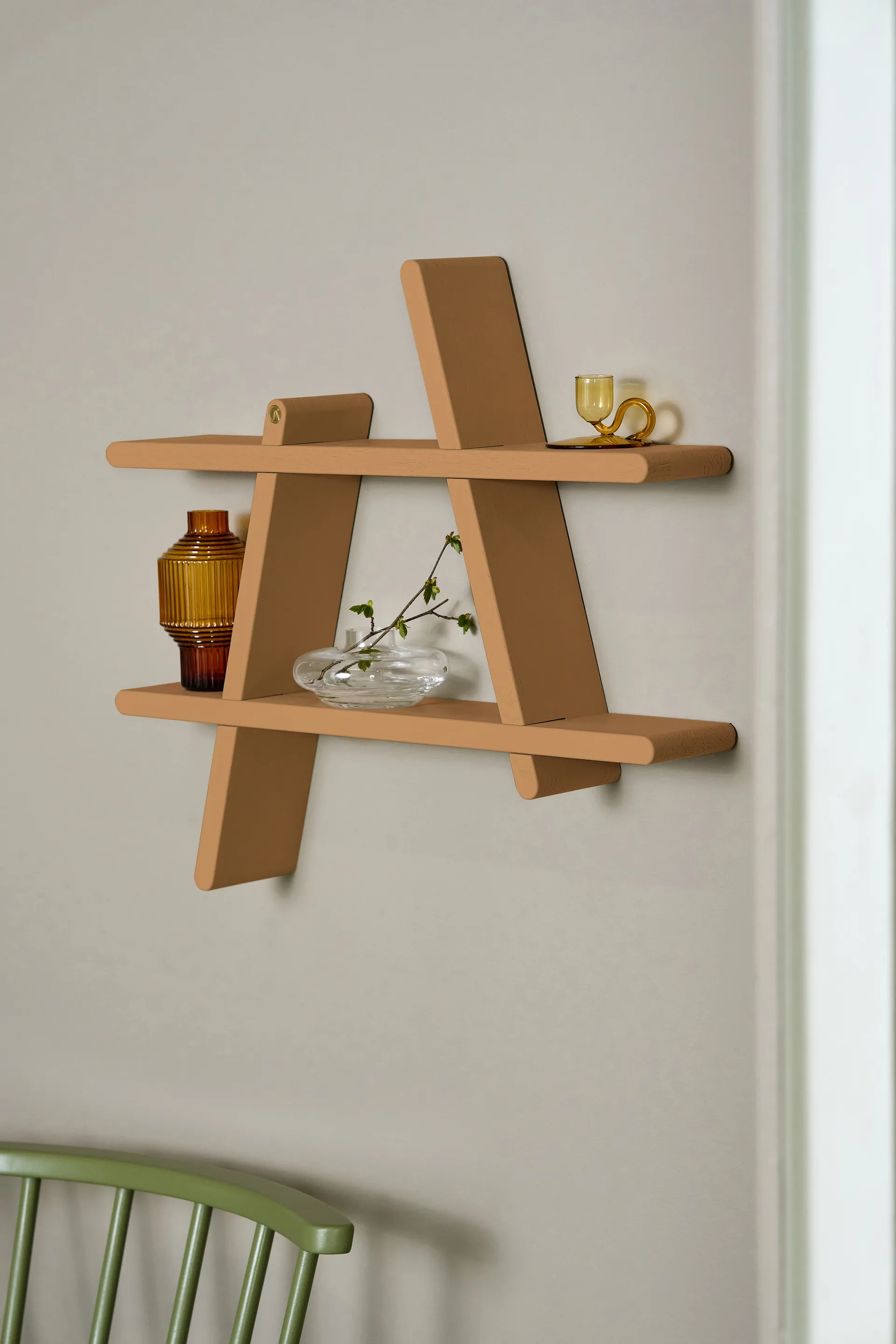 A-Shelf vägghylla Special Edition, Brown beige M 52x9x46 cm Andersen Furniture