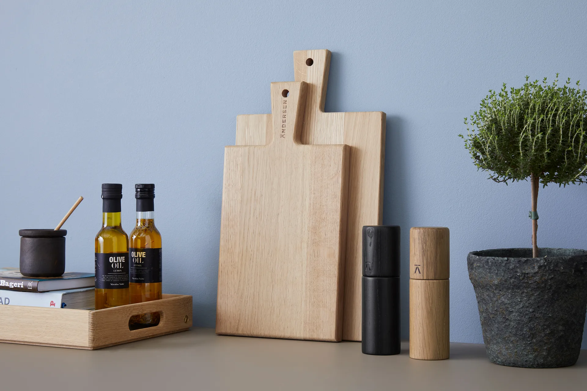 Andersen salt-/pepparkvarn 18 cm, Oak Andersen Furniture