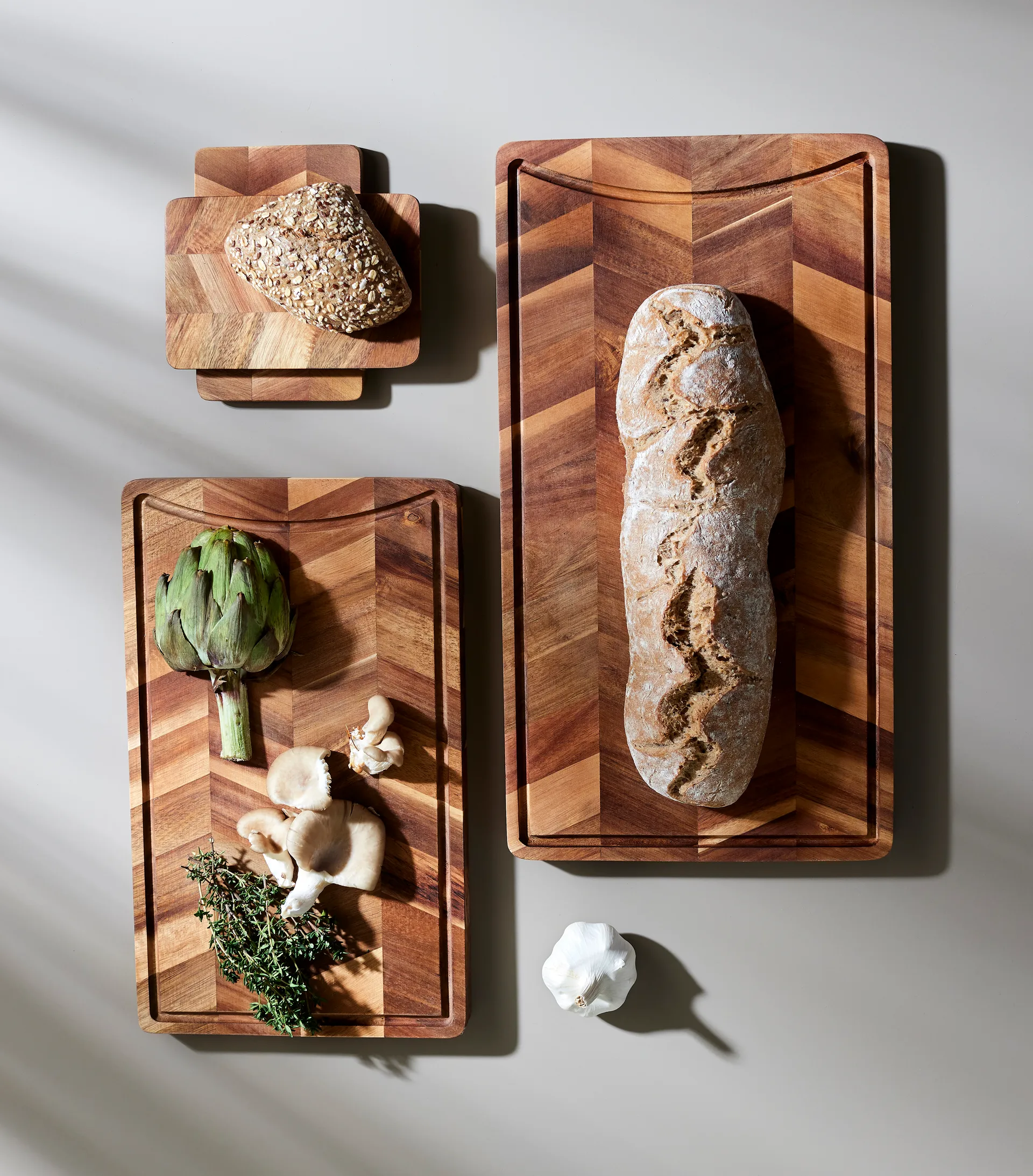 ARC skärbräda 12x18 cm 2-pack, Acacia Andersen Furniture