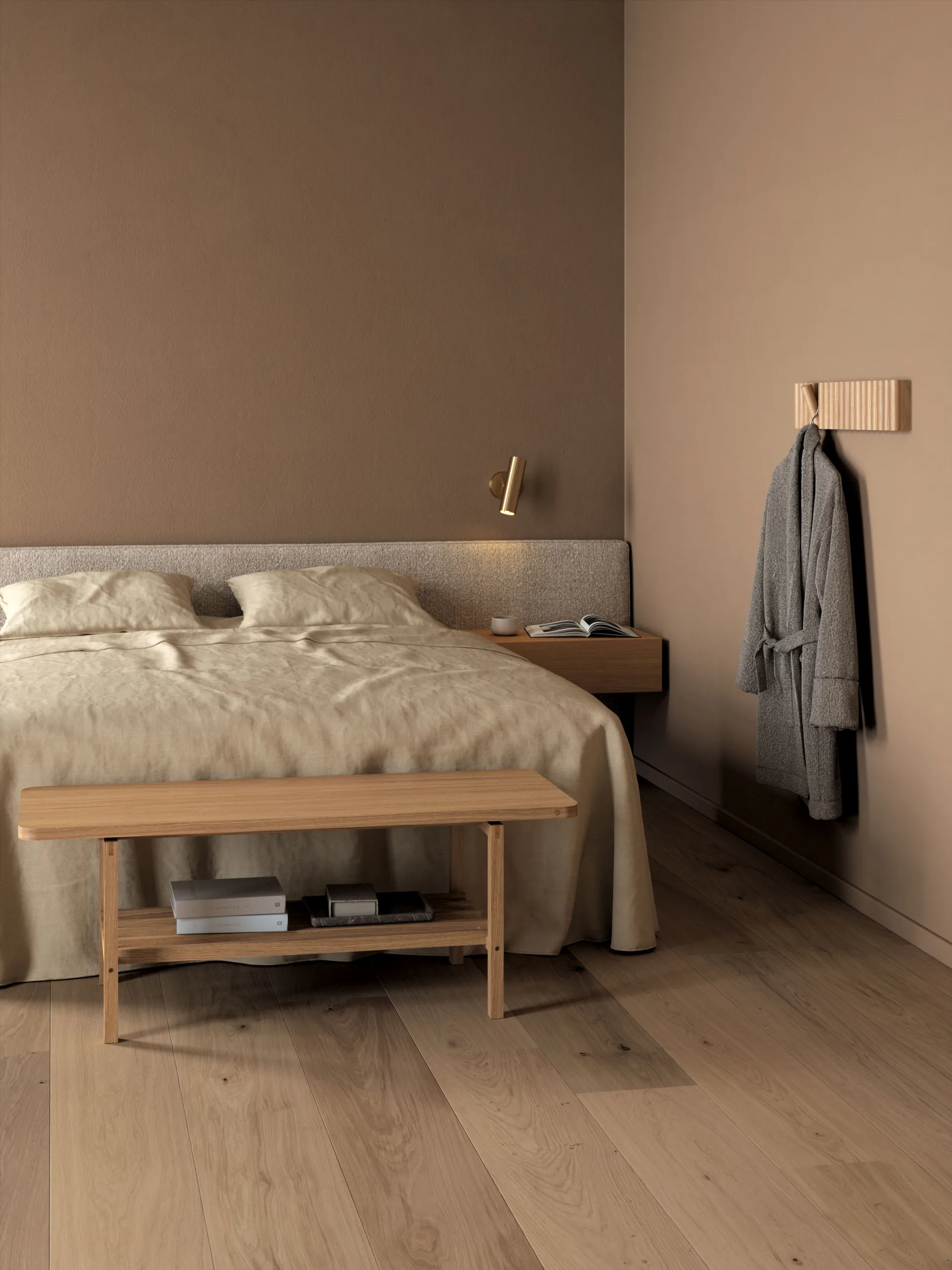 B3 bänk 120 cm, Ek Andersen Furniture