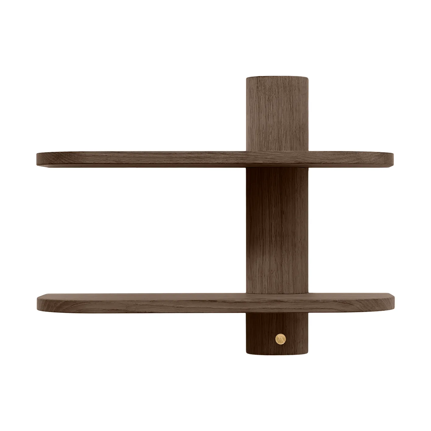 Bend vägghylla, Smoked Oiled Oak, 50x18x40 cm Andersen Furniture
