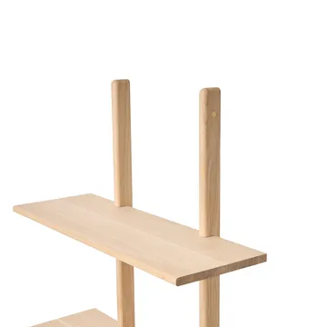 Essence vägghylla - Oak, 70x25x140 cm - Andersen Furniture