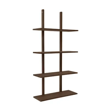 Essence vägghylla - Smoked Oiled Oak, 70x25x140 cm - Andersen Furniture