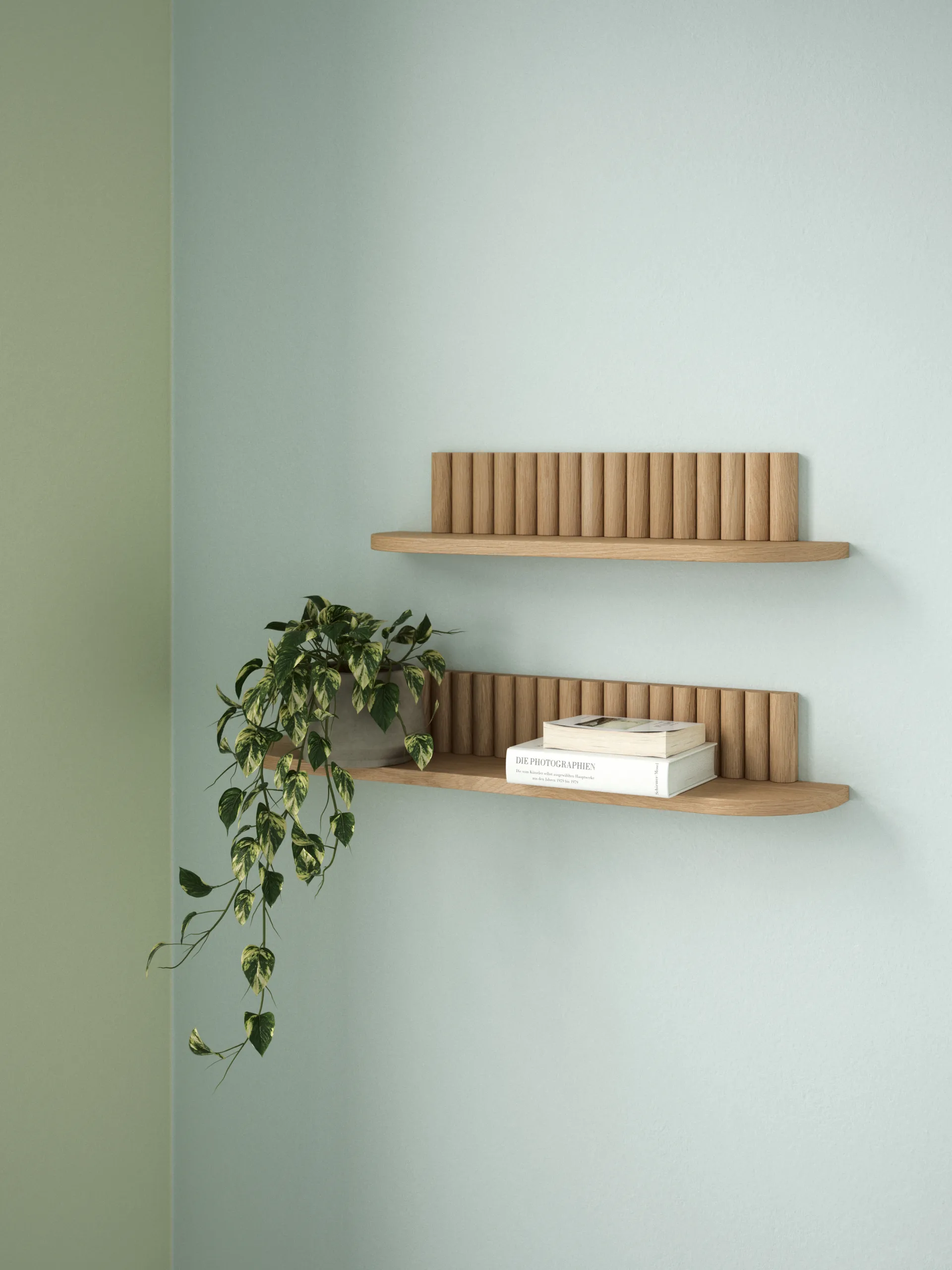 Pillar vägghylla, Oak, 60x15x12 cm Andersen Furniture