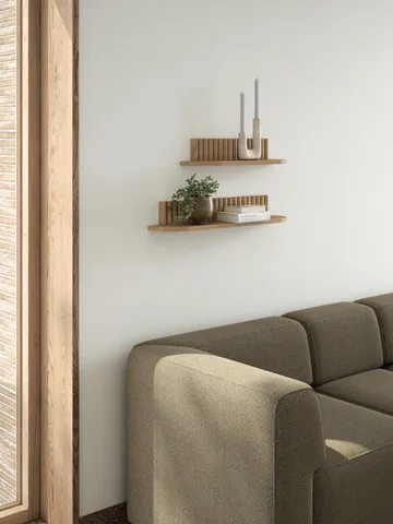 Pillar vägghylla - Oiled Nature Oak, 78x15x12 cm - Andersen Furniture