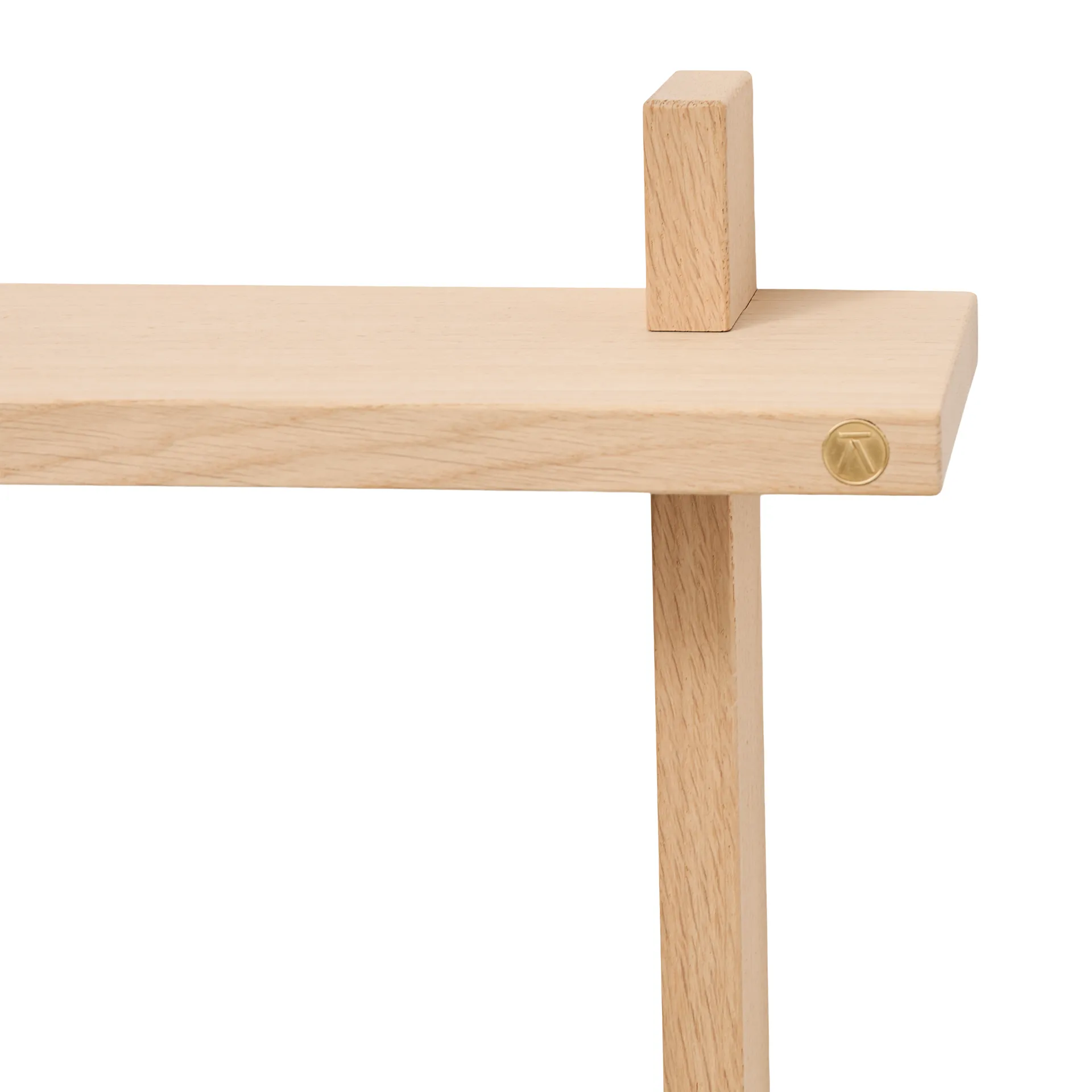 Treat vägghylla dubbel, Oak, 50x12x50 cm Andersen Furniture