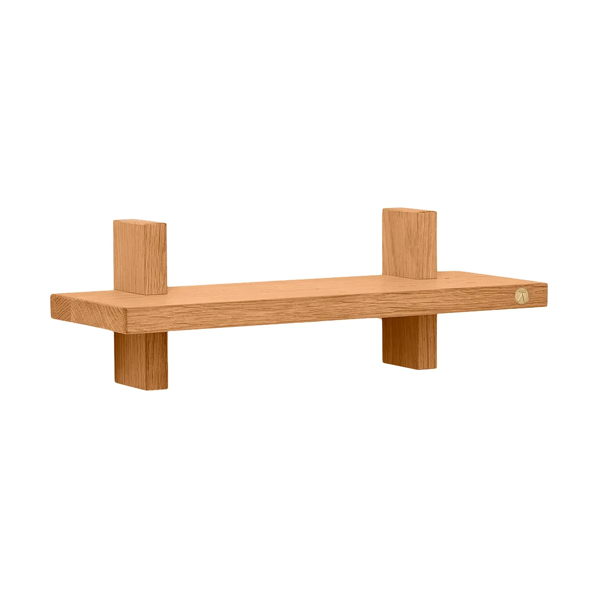 Treat vägghylla singel, Oiled Nature Oak, 34x12x11,2 cm Andersen Furniture
