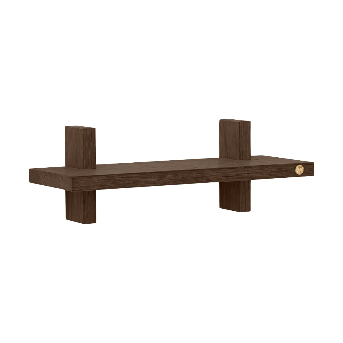 Treat vägghylla singel, Smoked Oiled Oak, 34x12x11,2 cm Andersen Furniture