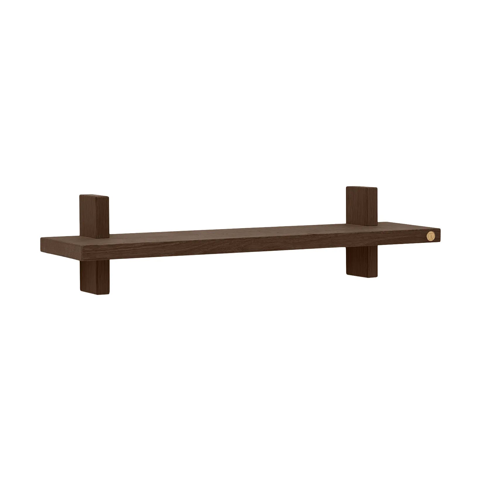 Treat vägghylla singel, Smoked Oiled Oak, 50x12x11,2 cm Andersen Furniture