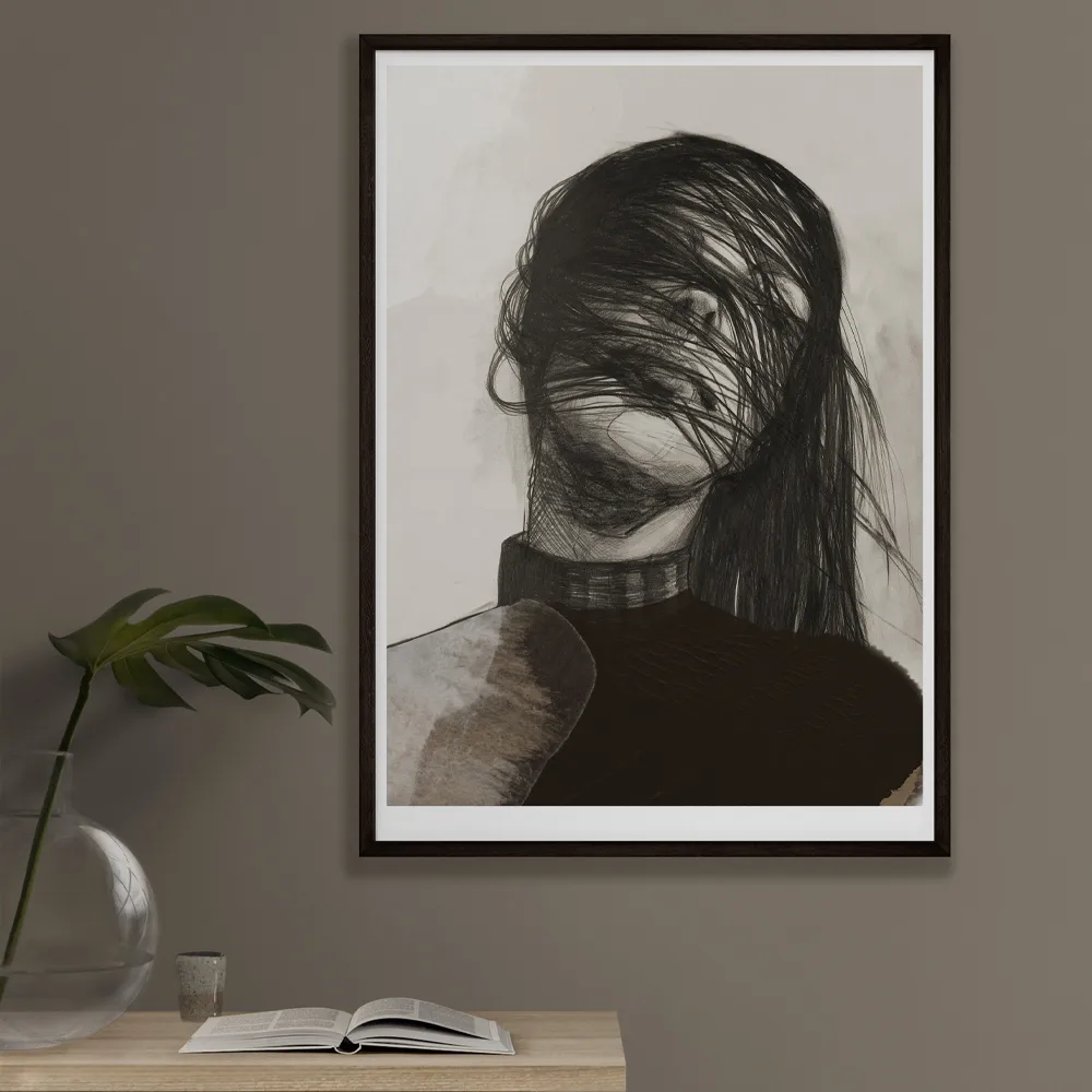 Solitude poster, multi, 30x40 Anna Bülow
