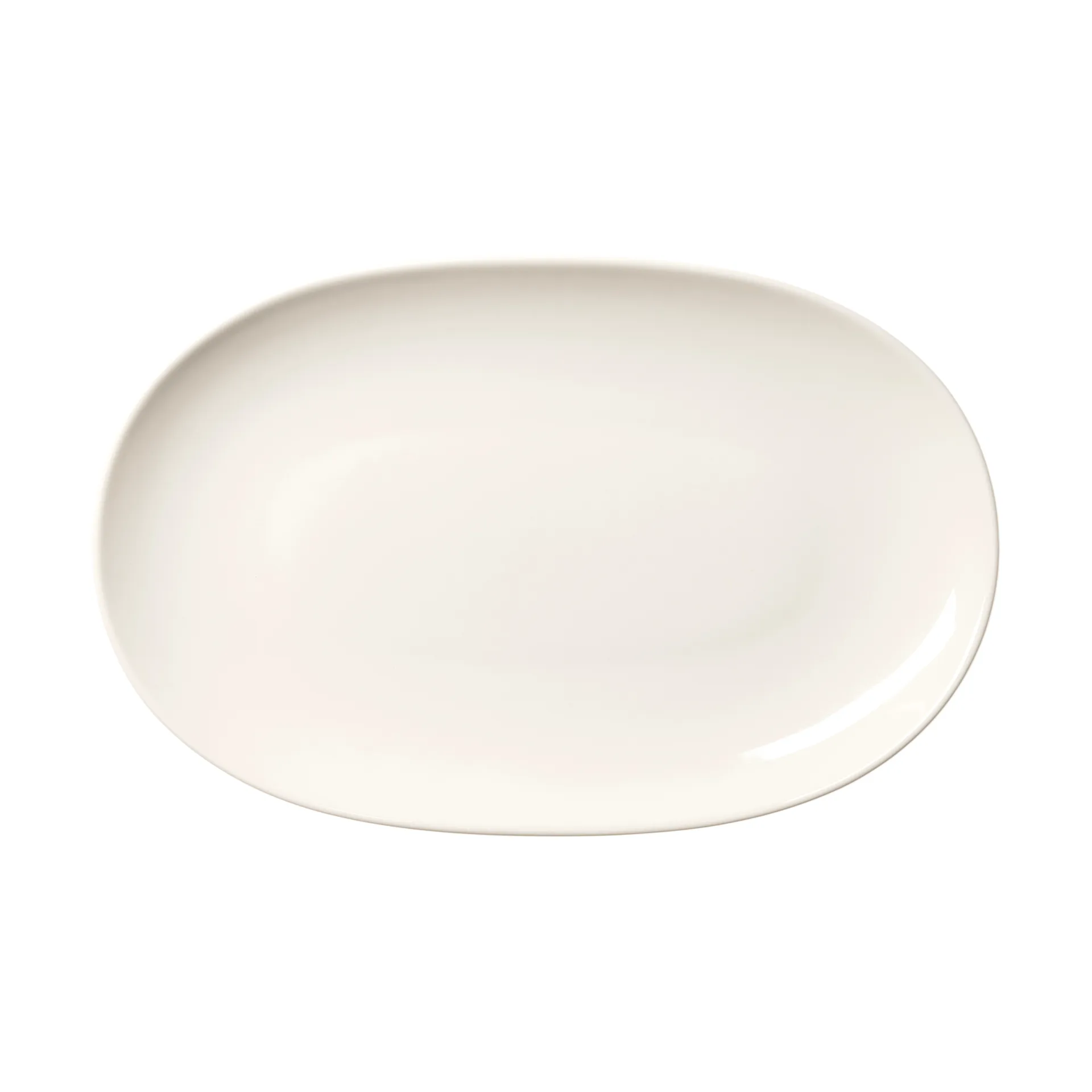 24h oval tallrik, Vit, 18x28 cm Arabia