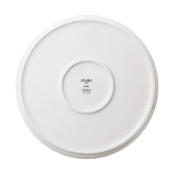 Emilia pajform Ø28 cm - Svart-vit - Arabia