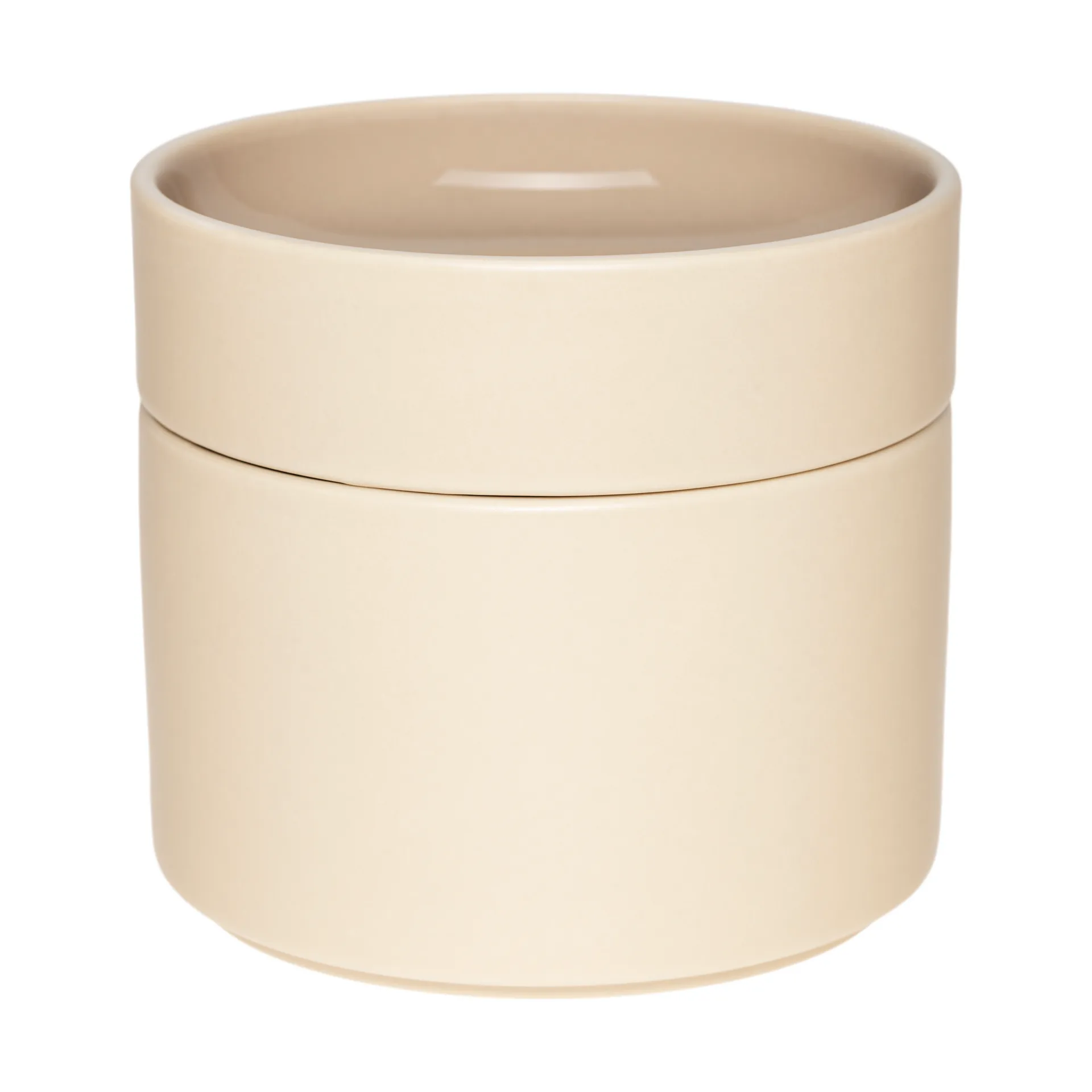 Kirnu dekorativ burk Ø11x10 cm, Beige Arabia