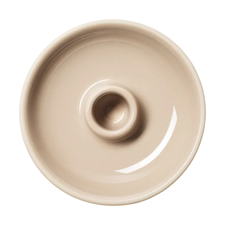 Kirnu ljusstake Ø11x3,5 cm - Beige - Arabia