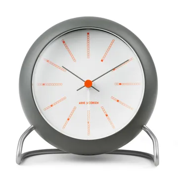 AJ Bankers bordsklocka Ø11 cm - Mörkgrå - Arne Jacobsen Clocks