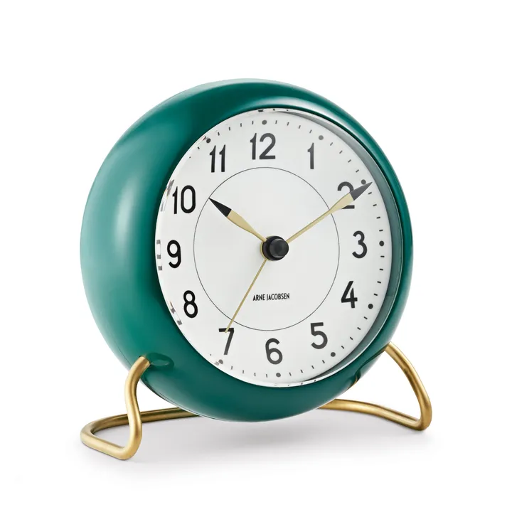 AJ Station bordsklocka grön - grön - Arne Jacobsen Clocks