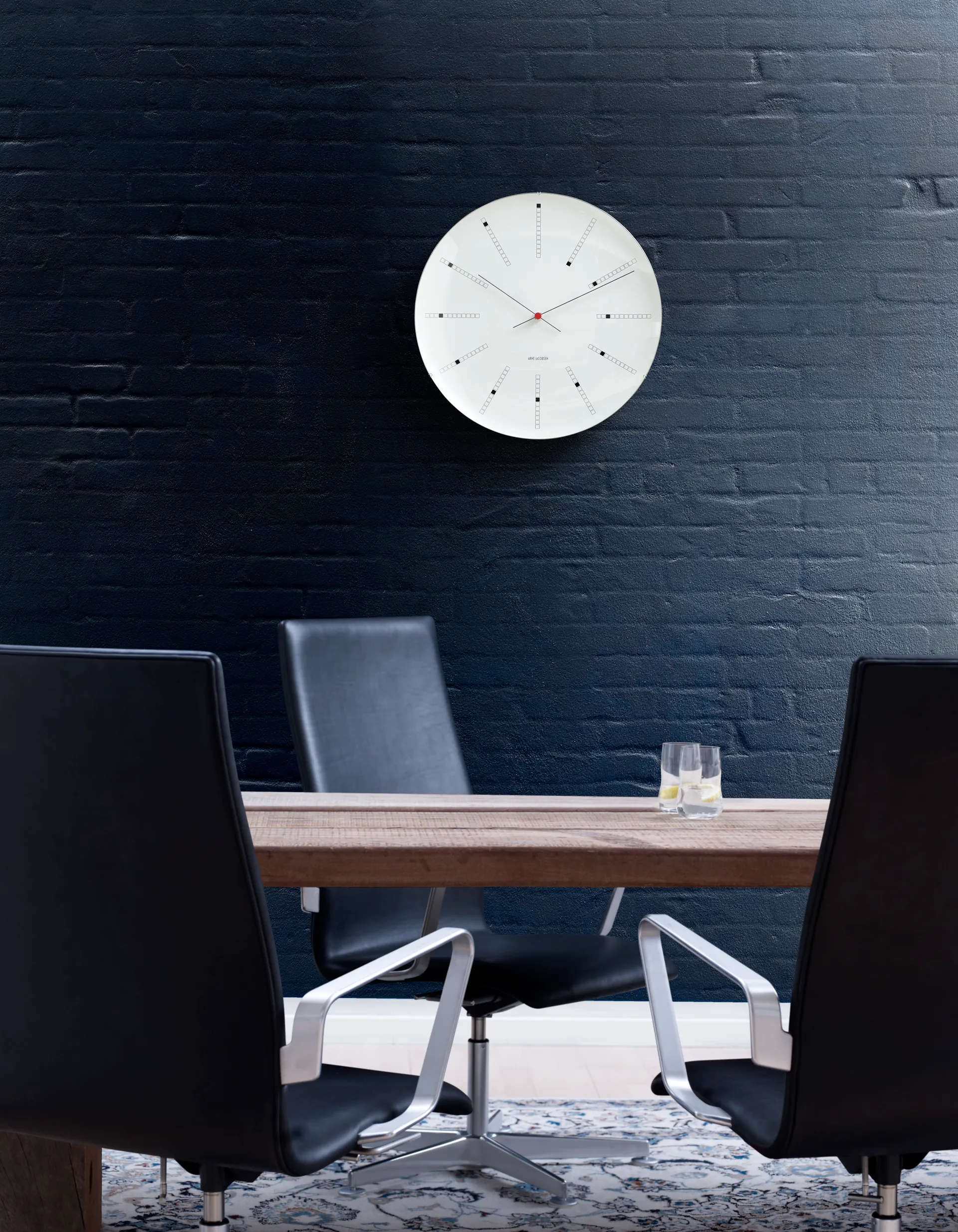 Arne Jacobsen Bankers klocka, Ø 290 mm Arne Jacobsen Clocks