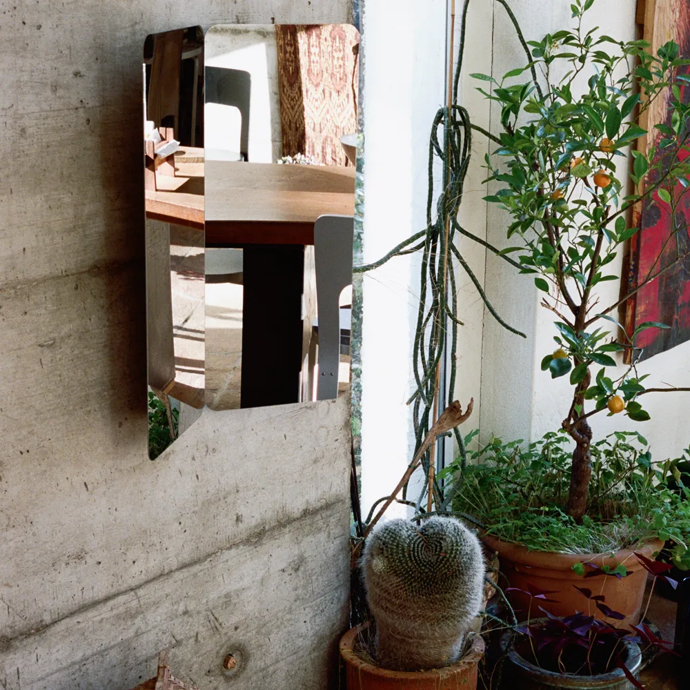 124 ° spegel, aluminium, small Artek
