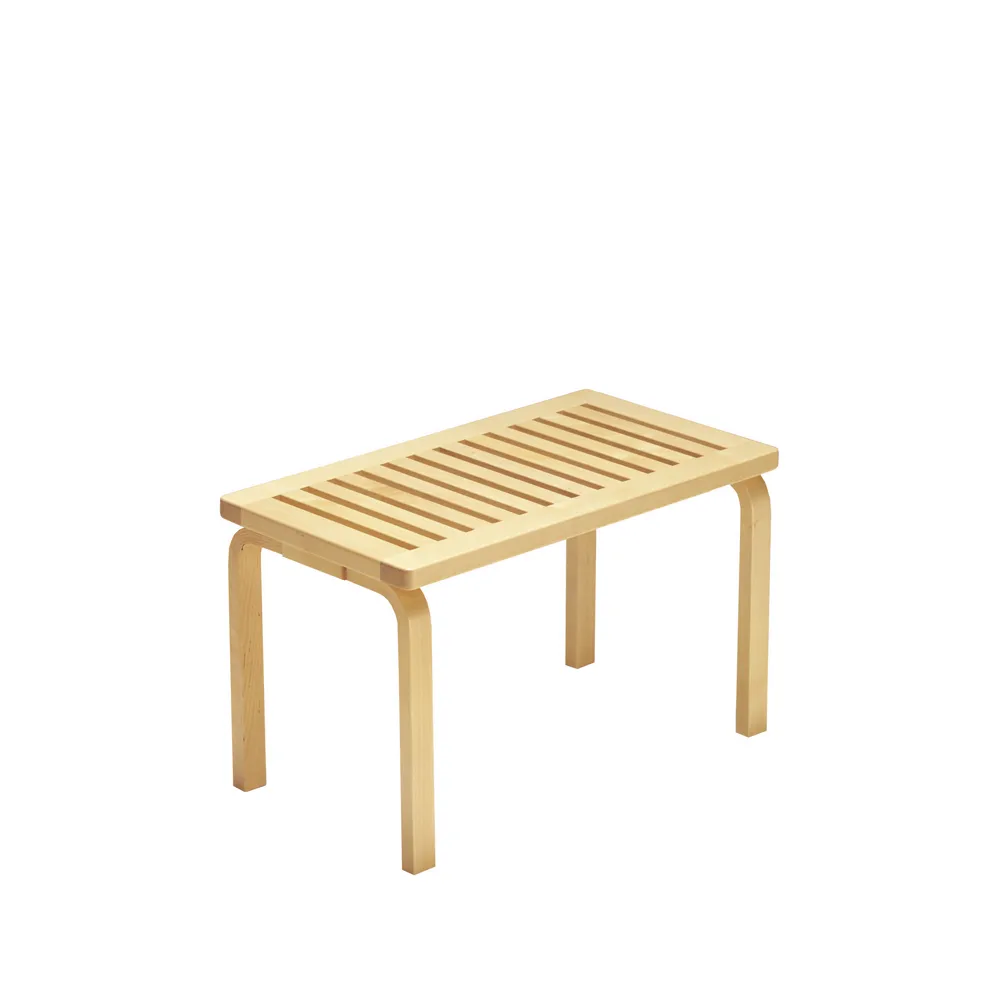 153B bänk, Naturlackerad björk Artek