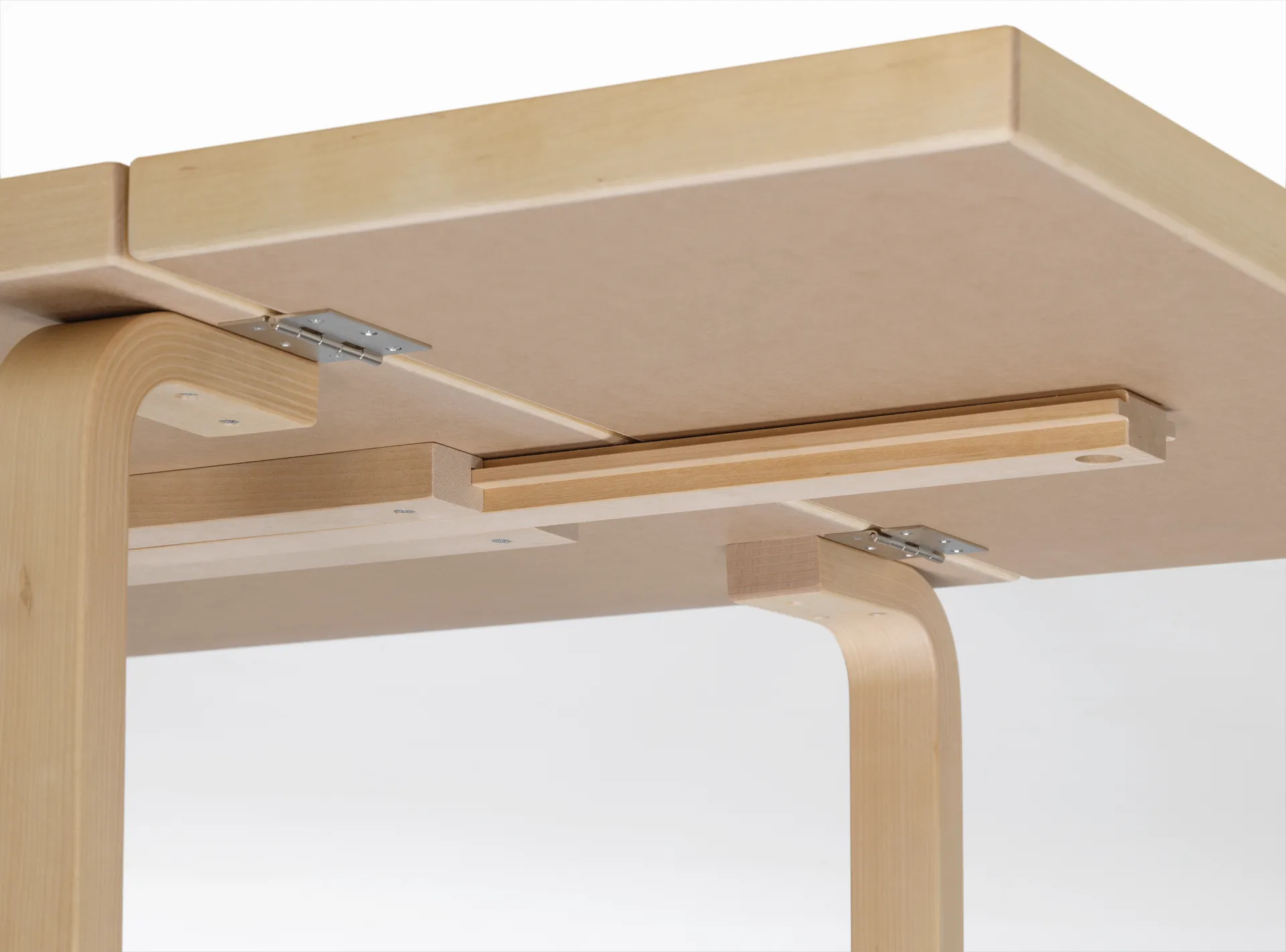 Aalto Table foldable DL81C matbord, Top birch veneer-natural lacquered Artek