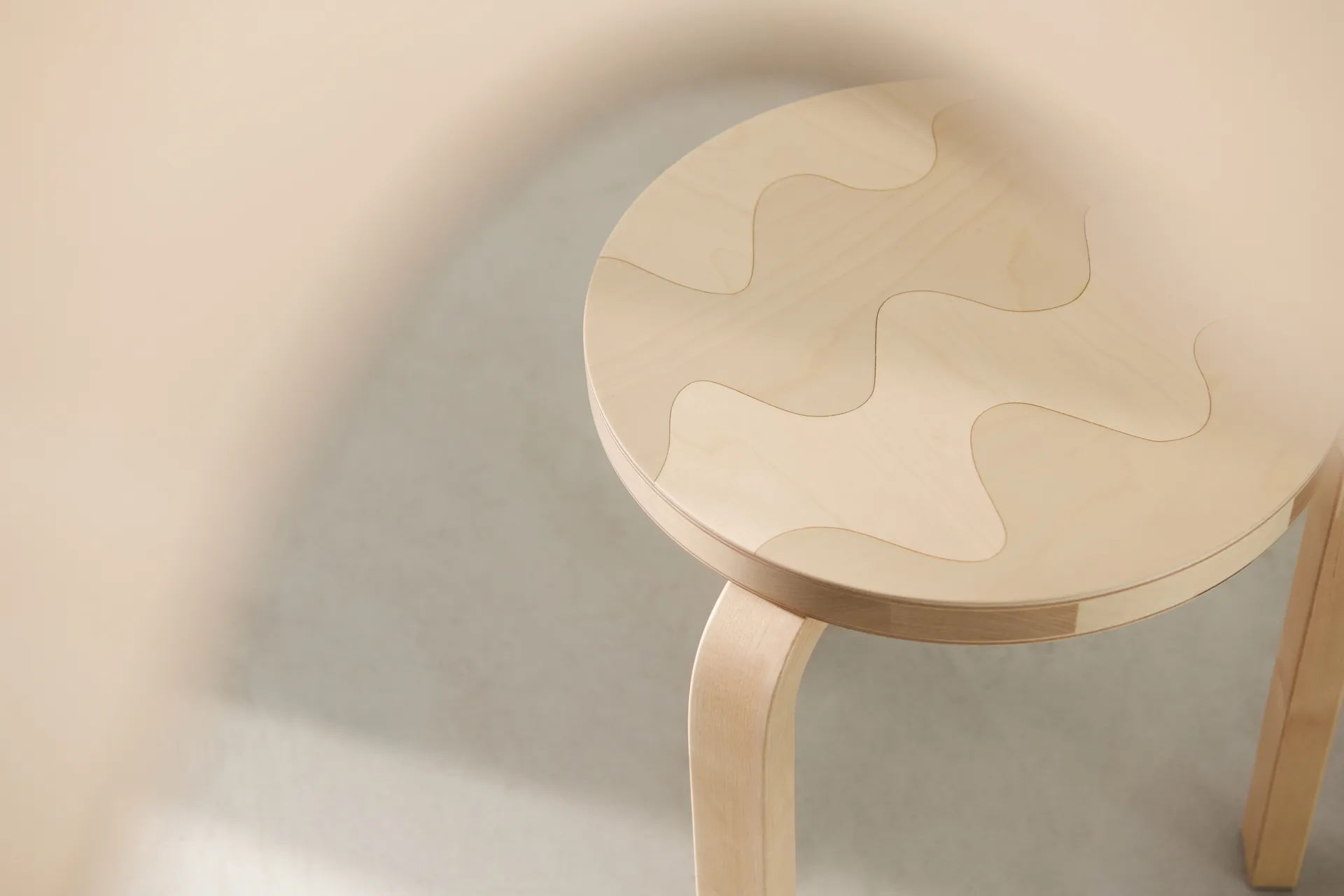 Artek + Marimekko Stool 60 Lokki pall, Björk Artek