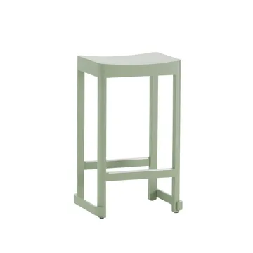 Atelier barpall - Grönlackerad björk-H65 cm - Artek