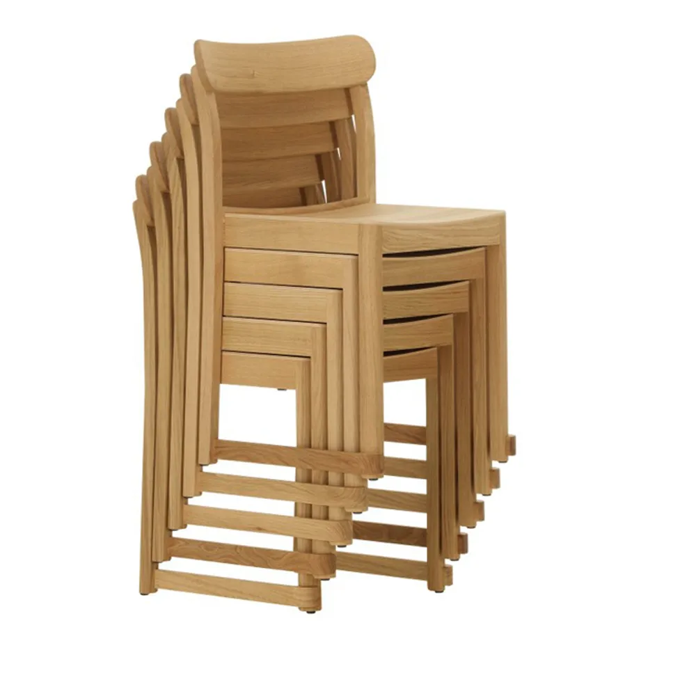Atelier stol, Svartlackerad bok Artek
