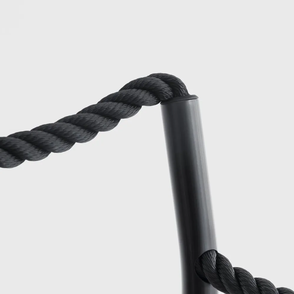 Rope stol, Svart pulverlack-Svart lack Artek