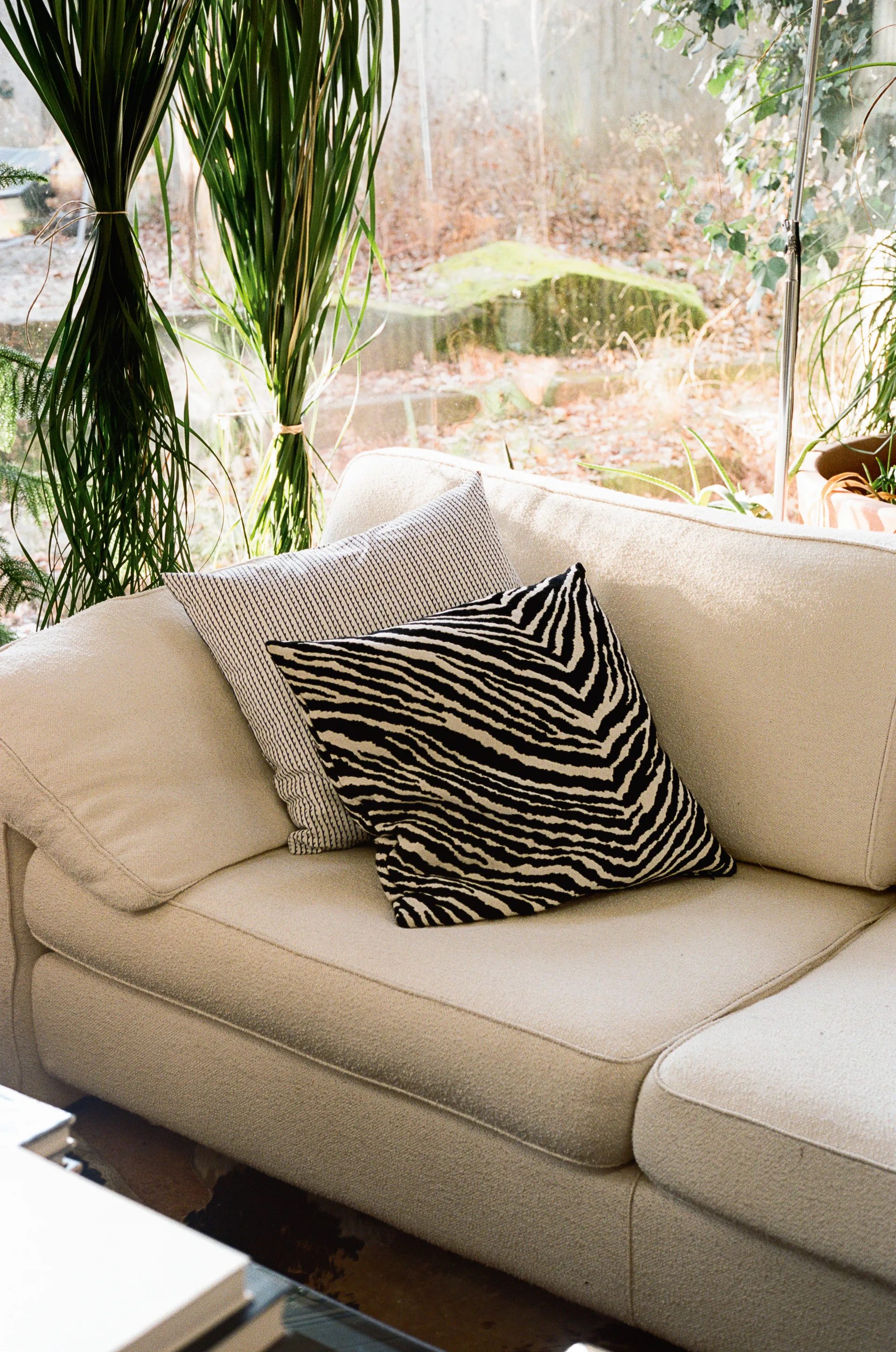 Zebra kuddfodral, Svart-Vit 50x50 cm Artek