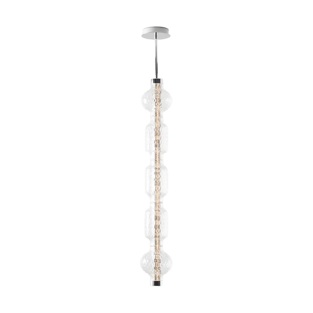 Alambicco vertikal pendel, appstyrd, 5 glaskuppor Artemide