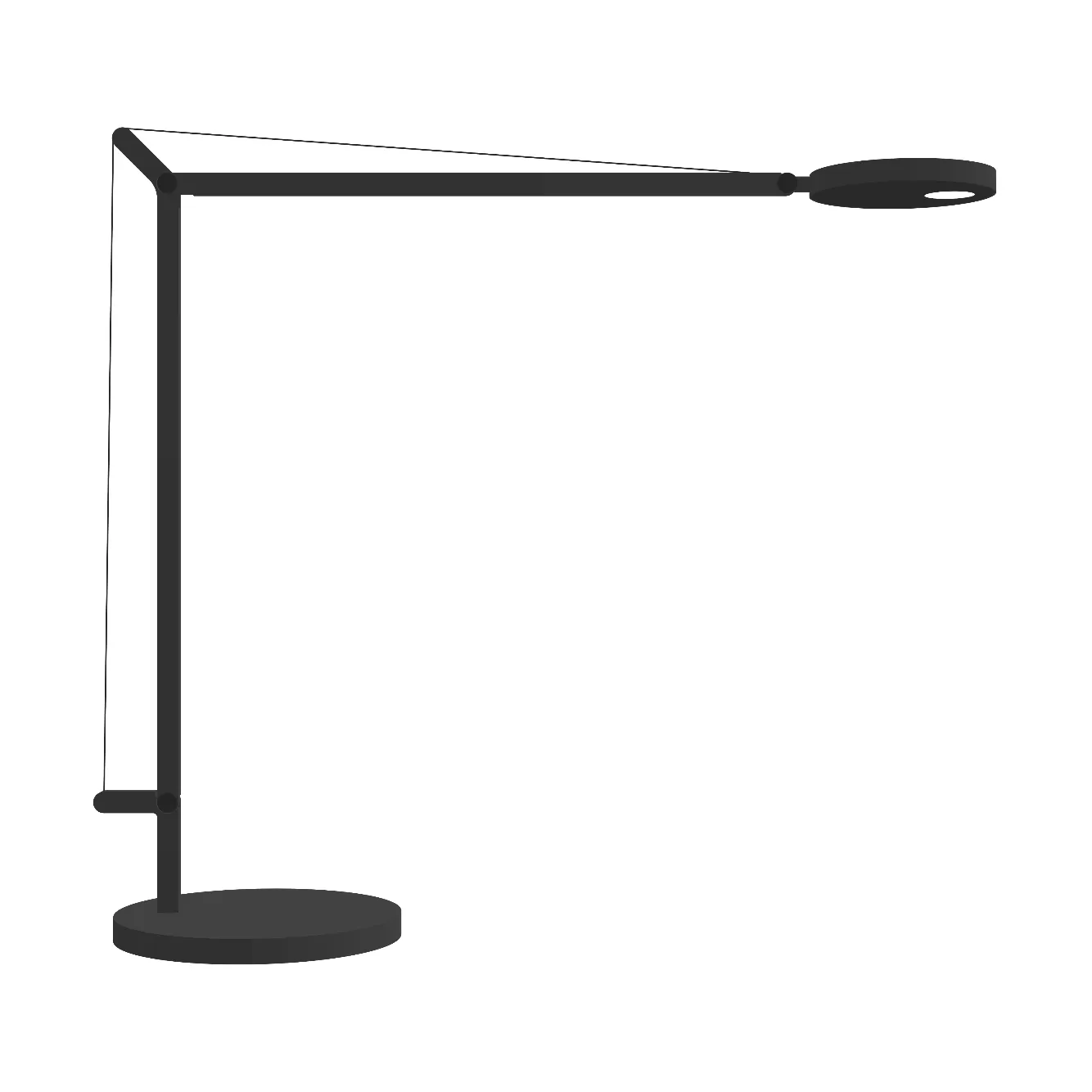 Demetra bordslampa - Glossy black Artemide